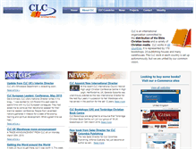 Tablet Screenshot of clcinternational.org